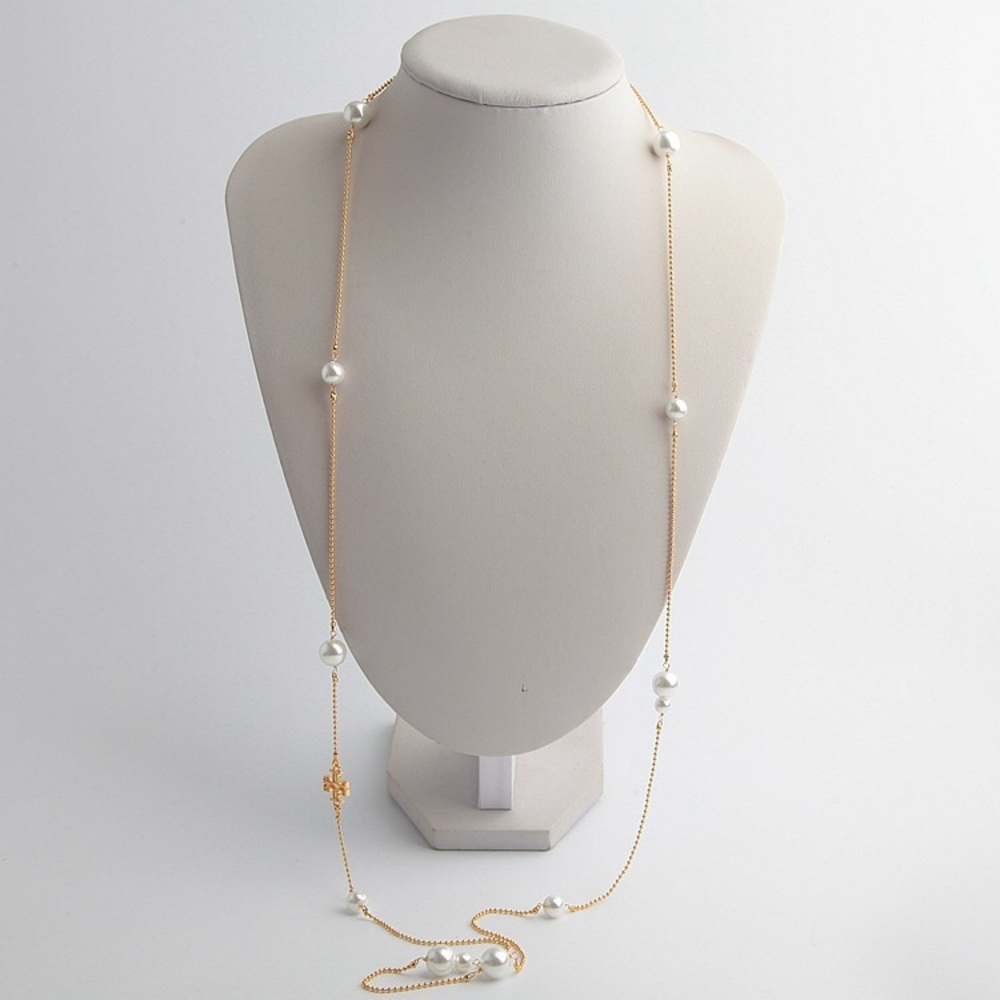 NWOT Tory Burch pearl necklace - Picture 1 of 8